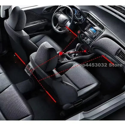 Car Foot Ambient Light RGB Led Lamp Usb For Toyota Hilux Corolla chr 4runner Crown RAV4 Wireless Remote APP Control Accessories