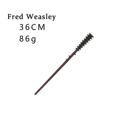 36 Styles Harry Magic Wand Resin Material Built in Steel Core Dumbledore Staff Cosplay Voldemort Props Christmas Gift Kid