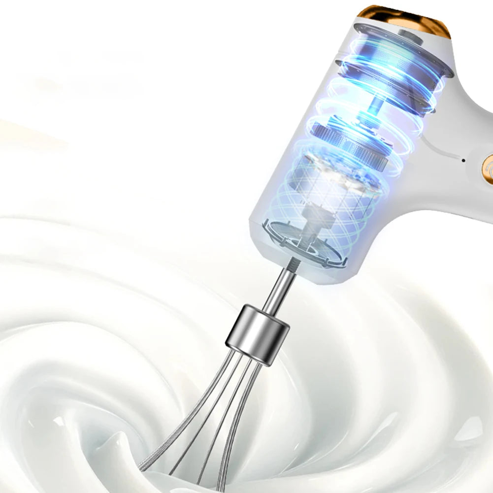 800W High Power Electric Food Mixer Dough Blender Egg Beater Spiral Whisk Cream Mixer For Household Kitchen Cooking Tools