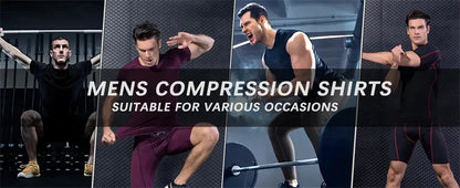 2024 Summer Creative Graphics Men's Running compression gym Long sleeve tight exercise T-shirt Fitness jogging tracksuit