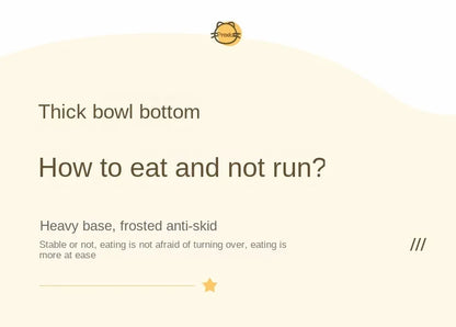 Slow Feeder Cat Bowl Ceramic Cat Food Bowl for Cervical Spine Protection Anti-choking Cat Slow Feeding Dish Bowl Pet Supplies