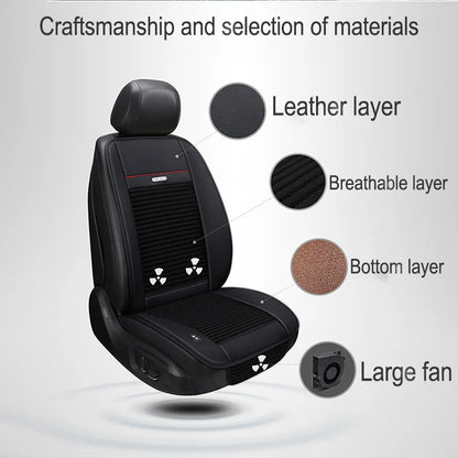 Universal Car Ventilation Seat  Mat Summer Comfortable Breathable Durable 3 Fans Single Cold Pad Multi-Function Cooling Cushions