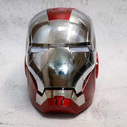 2024 New 1:1 Marvel Iron Man Mk5 Electric Helmet Multi-piece Opening And Closing Helmet Voice Control Eyes Model Adult Toy Gifts