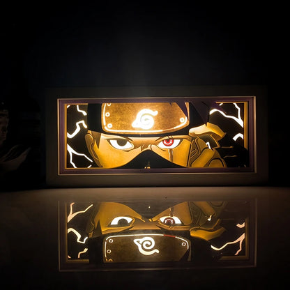 Anime One Piece Paper Cut Shadow Box Light Remote control model multiple colors Gamer Bedroom Decoration party present