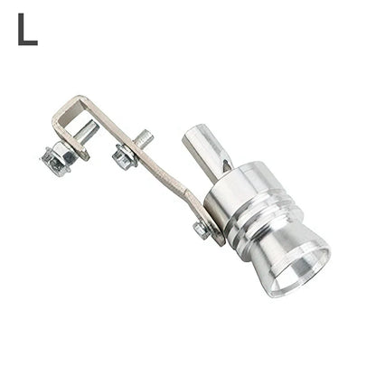 1 pieza de silbato de turbina modificado para automóvil, silbato de tubo de escape, silbato de imitación para motocicleta, silbato amplificador de sonido de escape de turbina
