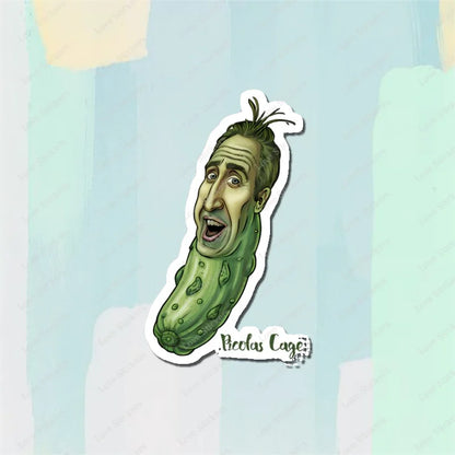 Picolas Cage 5PCS Stickers for Living Room Bumper Anime Cute Kid Car Art Print Window Home Decor