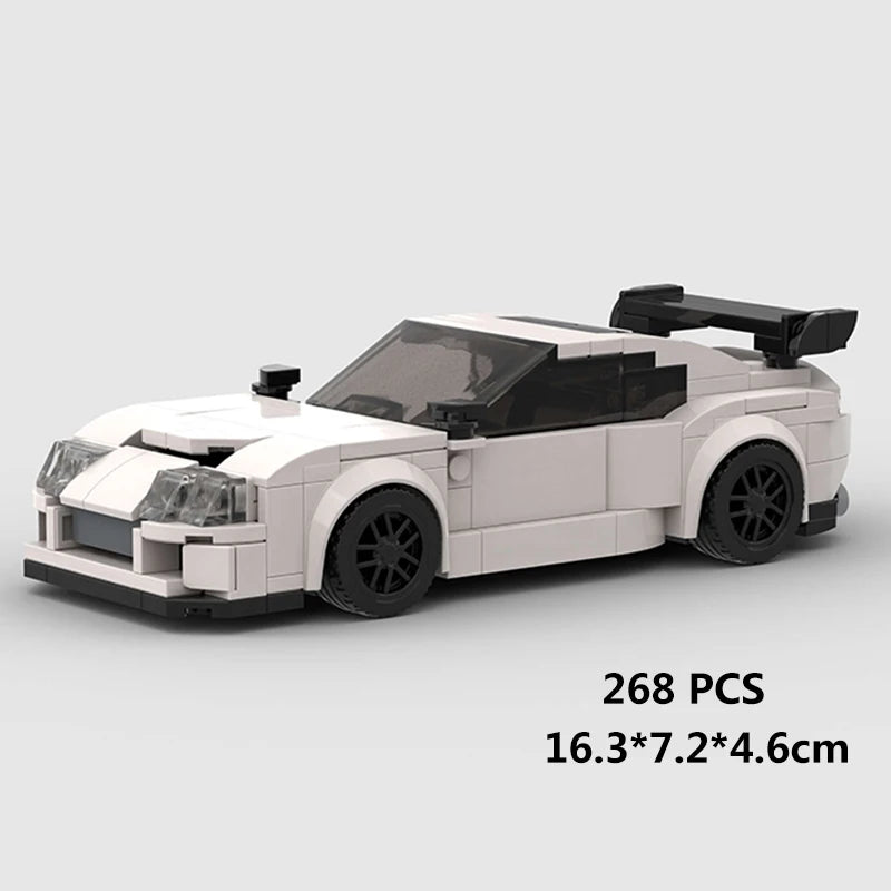 Racing Car City Speed Champions Sports Model Building Blocks DIY Bricks MOC Toy Classic Rally Super Racers Vehicle f1 technique