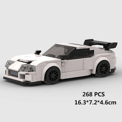 Racing Car City Speed Champions Sports Model Building Blocks DIY Bricks MOC Toy Classic Rally Super Racers Vehicle f1 technique