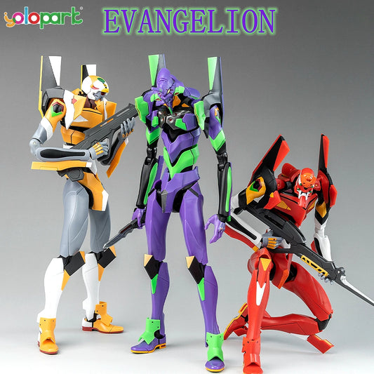 Figuras de juguete EVANGELION de Neon Genesis de YOLOPARK, serie AMK EVA -00 01 02, modelo de producción de 20 cm, juguetes para niños y adultos