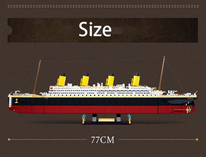 RMS Titanic Cruise Boat Ship Building Blocks Sets,10294  Compatible Bricks City Model Building Kits 3D Hobbies For Children Toys
