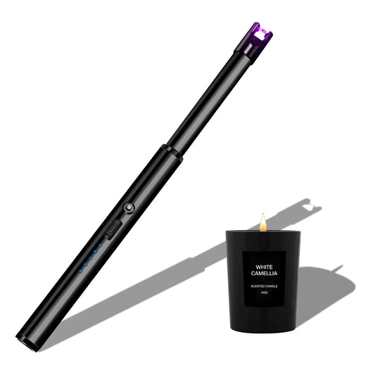 360° Outdoor Kitchen Lighter USB Rechargeable Portable Electronic Lighter Safety Lock Eco-friendly For Candles Gas Stoves