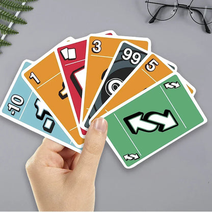 UNO FLIP! SHOWEM NO MERCY Family Funny Entertainment Board Game Fun Playing Cards Gift Box Uno Card Game