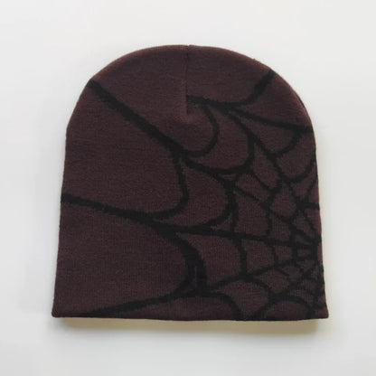Unisex Knitting Cap Spider Men Women Luxury Beanie Caps Y2k Warm Fashion Versatile Ins Pullover Hiphop Winter Bonnet