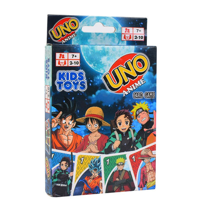 ONE FLIP! Board Games Playing Cards UNO Harry Narutos TOTORO Christmas Card Table Game for Children Adults Kid Birthday Gift Toy