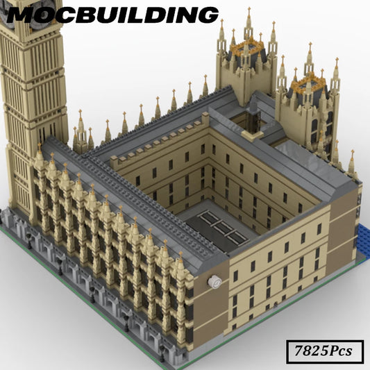 Briques de construction d'architecture de renommée mondiale Tour Elizabeth Londres Angleterre Royaume-Uni Big Ben Version étendue Affichage Jouets Cadeaux