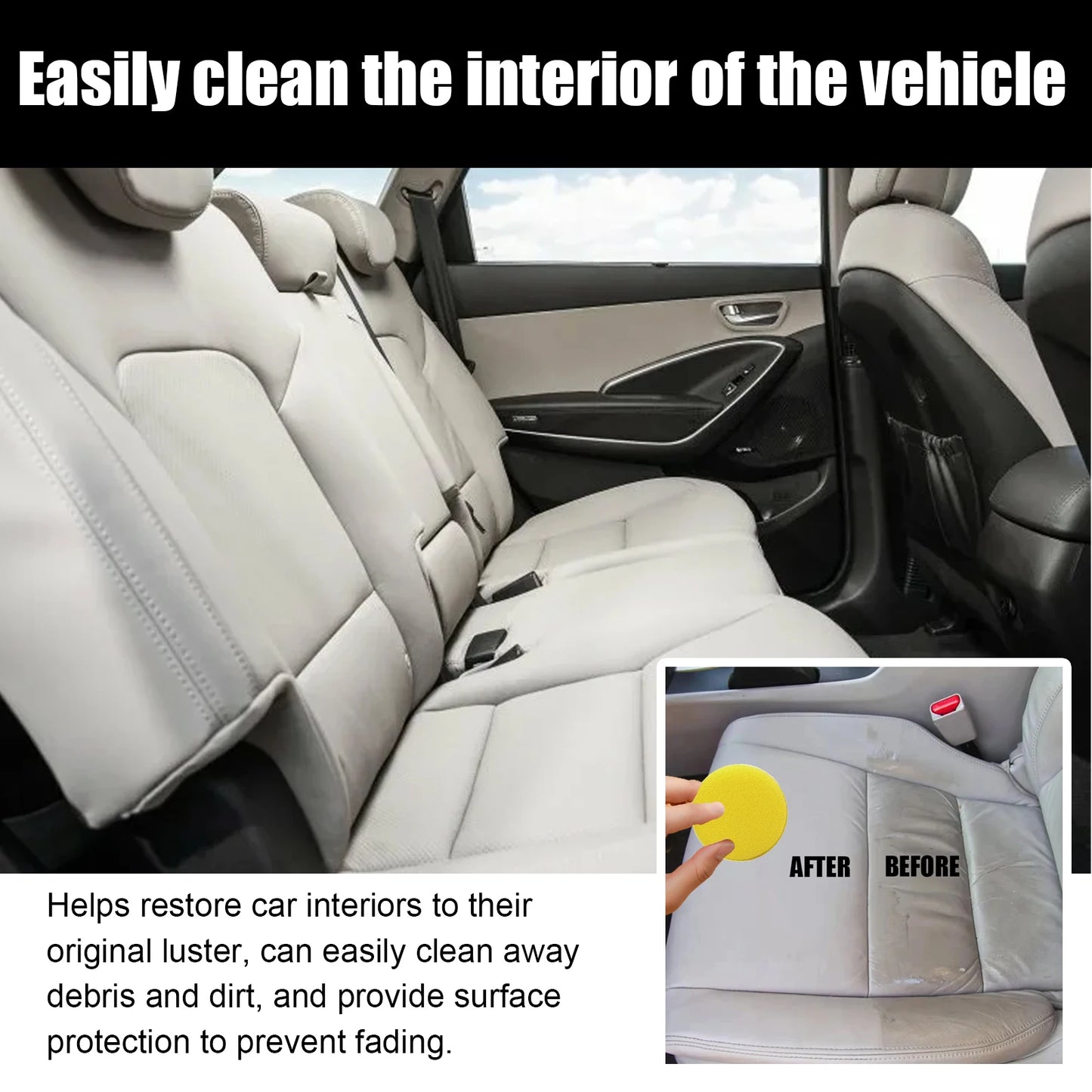 Rayhong Car Spray Cleaner 120ml Liquid Multi-Purpose Car Cleaner Spray Protective Powerful Automotive Cleaning Spray For Alloy