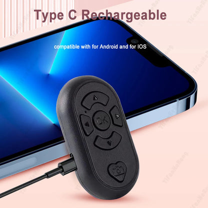 Universal Mobile Phone Selfie Shutter Bluetooth-compatible Remote Control Button For Tik Tok e-book Wireless Controller
