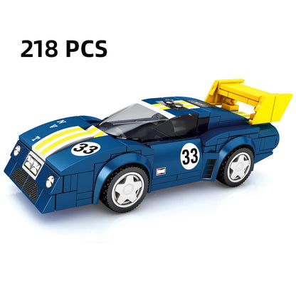 67 models City Racing Car Speed Champions Sports Building Blocks Bricks Classic Rally Super Racers F1 Great Vehicles kits toys