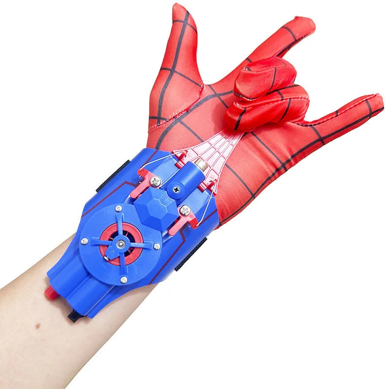 2024 New Spider Man Web Shooters Wrist Launcher Shooters Hot Peter Parker Cosplay Props Shooting Device Toy Set Boy Toy Gift