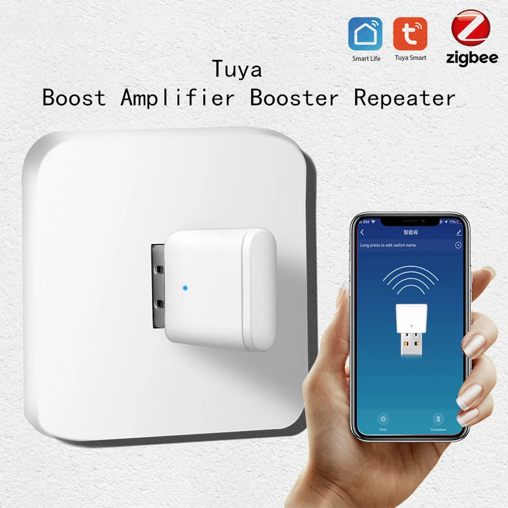 Tuya Smart Life ZigBee 3.0 Signal Repeater USB Extender Smart Home Automation Signal Amplifier for ZigBee Gateway ZigBee2MQTT
