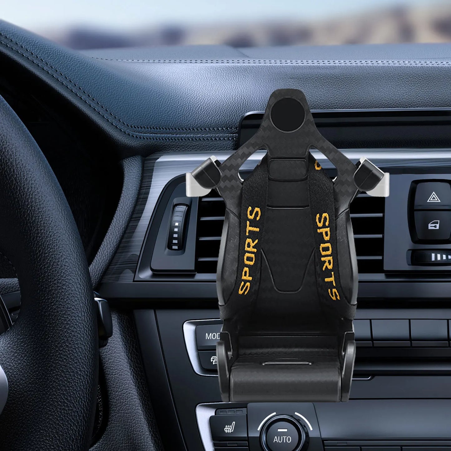 Car Air Vent Phone Holder Car Phone Holder Air Outlet Gravity Type Car Navigation Multifunctional Car Holder 360° Rotatable