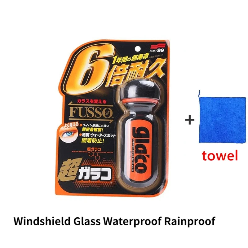 Soft99 Glaco Car Rearview Mirror Glass Water Repellent JDM Efficient Glass Hydrophobic Coating Anti-rain Treatment for Car Glass
