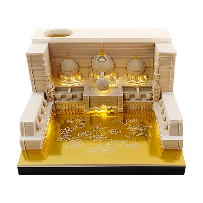 Omoshiroi Block 3D Notepad Sakura Treehouse 3D Calendar 2025 3D Memo Pad Block Notes Offices Paper Notes Christmas Birthday Gift