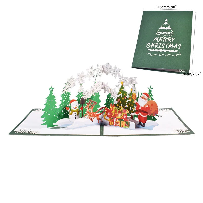 38 Styles 3D Pop Up Greeting Card Love In Hands Birthday Wedding Halloween Christmas Valentines' Day New Year Xmas Kids Gift