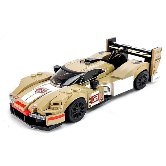 302PCS MOC Speed Champion Le Mans 24 Hours Endurance Race 2023 WEC Series 963 Racing Car Model Building Blocks Children's Toys