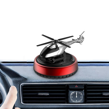 Car Air Freshener Rotating Helicopter Aeroplane Perfume Solar Power Plane Diffuser Airplane Fragrance Aircraft Dashboard Parfume