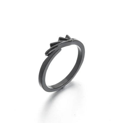2Pcs Anime Angel Demon Couple Rings for Women Men Fashion Animal Adjustable Open Ring Promise Matching Couple Ring Party Gifts