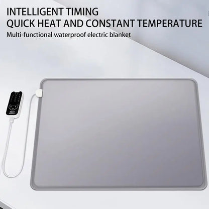 Pet Heating Pad Electrical Mat Cat Dog Waterproof Heating Pad Indoor Animals Even Heating Beddings For Cold Weather Warm Keeping