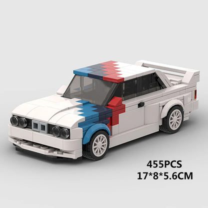 Racing Car City Speed Champions Sports Model Building Blocks DIY Bricks MOC Toy Classic Rally Super Racers Vehicle f1 technique