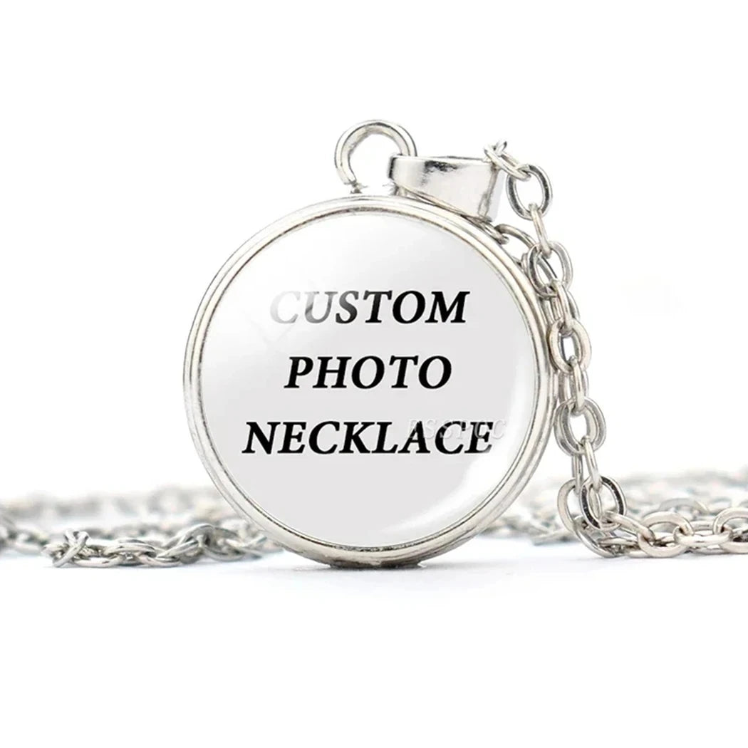 Collar con foto personalizado, cruz circular en forma de media luna, búho esférico, con una variedad de opciones de regalos para amigos