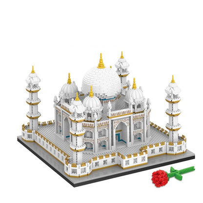 4036PCS MOC City Mini Bricks Taj Mahal World Famous Architecture Micro Model India Building Blocks Creative Sets Kids Toys