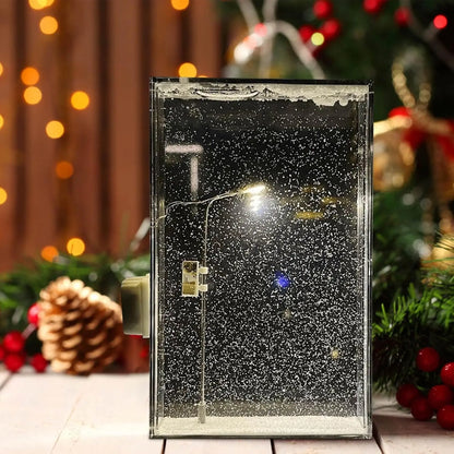 DIY Handmade Snow Scene Night Light Christmas Light-Up Kit Snowy Night Light Toys Arts And Crafts Decor For Kids Adults 크리스마스