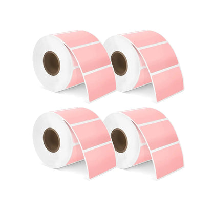 Phomemo 4x6 Thermal Labels for Shipping Label Printer - 500PCS Purple Mailing Labels 4x6 Direct Thermal Labels Fanfold BPA Free