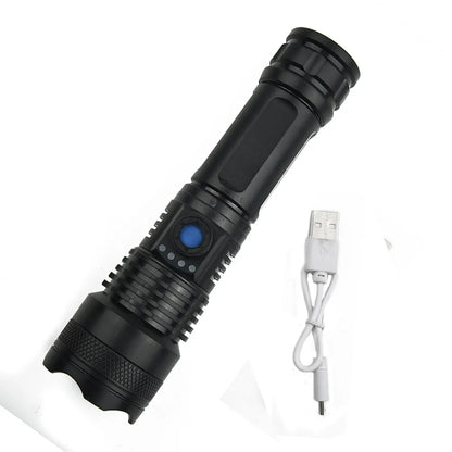 Super Bright LED Scuba Diving Flashlight P50 Underwater Waterproof UCB Rechargeable-Tactical Torch Lamp Spearfishing Lantern