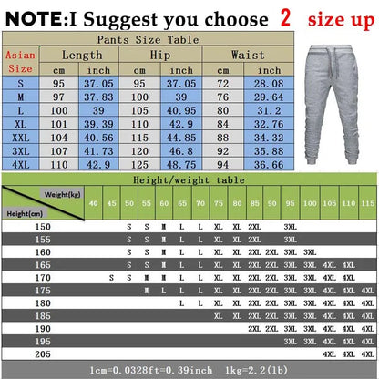 2024 New Men's Casual Sports Pants Sweatpants Gym Running Training Jogging Mountaineering Pants Hot Sale 1000+  joggers