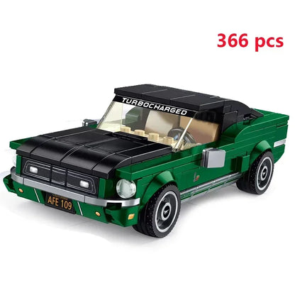 Speed Champions Series Racing Sports Vehiclea Technique Car Supercar Building Blocks Set Bricks Classic MOC Model Toys For Kids