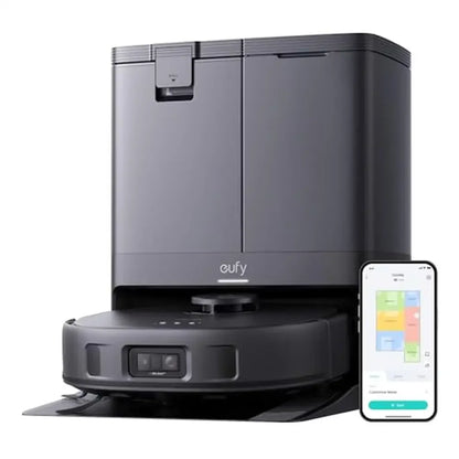 Robot aspirador y fregona X10 Pro Omni con succión de 8000 Pa, dos mopas, elevación automática de 12 mm, detección de alfombras, limpieza manos libres con IA, impecable