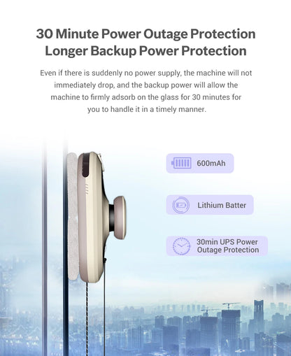SUNSMAI Robot Window Cleaning Machine Window Washing Robot Double Sided Water Spray Type Window Cleaning Robot