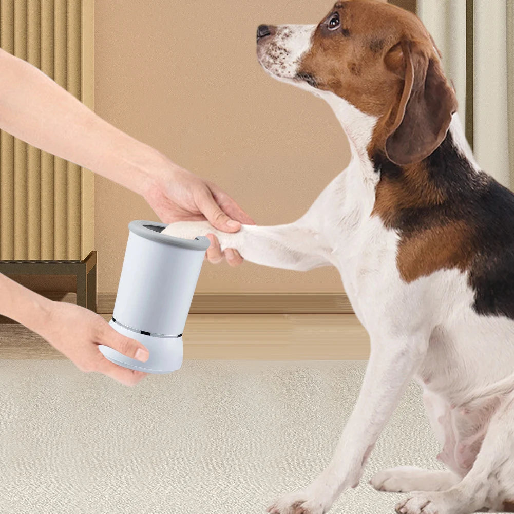 Limpiador automático de patas de perro con cepillo de silicona suave Taza para lavar las patas de las mascotas Limpiador de patas fangosas para perros y gatos