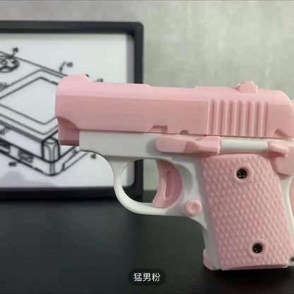 3D Gravity Knife Baby 1911 Edc Toy Gun Model Cannot Shoot 3D Printing Fidget Toy For Kids Adults Boys Birthday Gifts