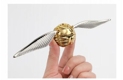 Proposal Ring Box Gold Snitch Wedding Wings Ring Boxes Luxury Gold Metal Jewelry Mystery Box Surprise Organizer for Small Things