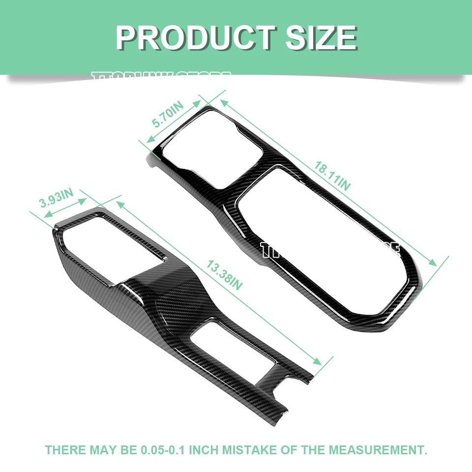 ABS Interior 4WD Gear Shift Panel/Gear Shift Panel Cover for Jeep Wrangler JL/for Jeep JT Gladiator 2018 Up Car Accessories