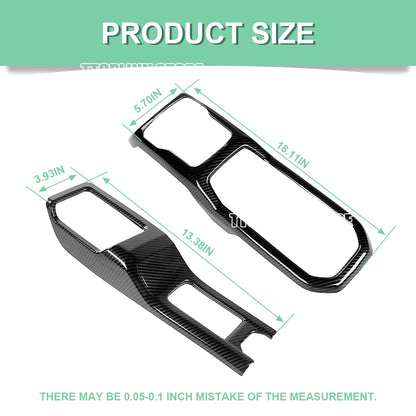 ABS Interior 4WD Gear Shift Panel/Gear Shift Panel Cover for Jeep Wrangler JL/for Jeep JT Gladiator 2018 Up Car Accessories