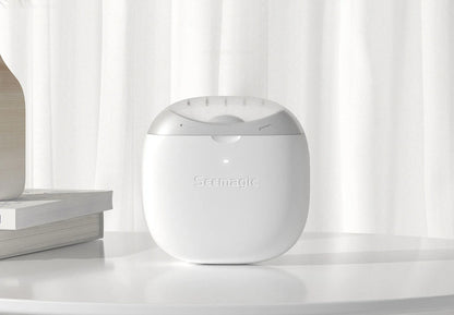 Cortauñas automático eléctrico Youpin, ligero, seguro para el hogar, rápido, luz LED, herramientas portátiles para el cuidado de las uñas de bajo decibelio