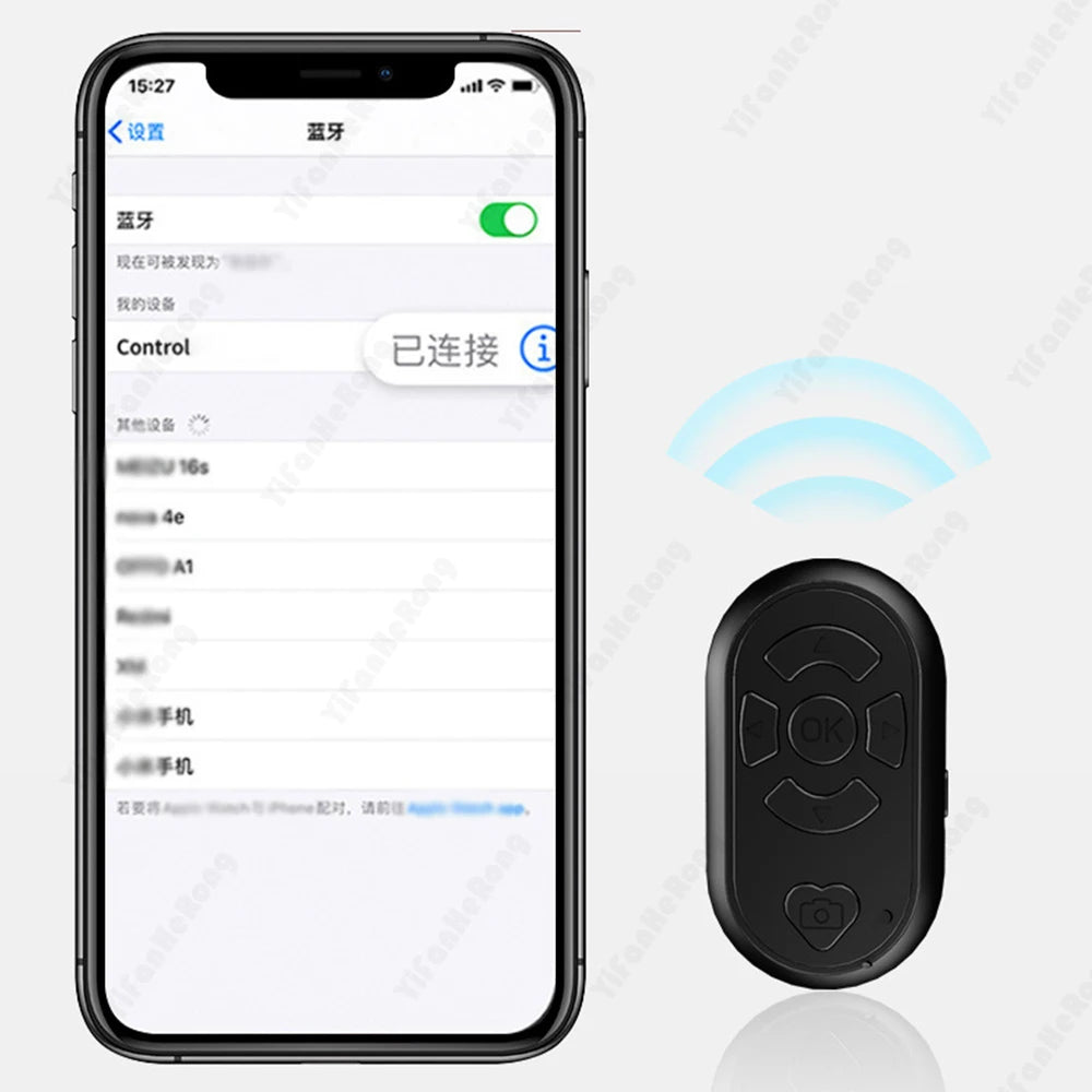 Universal Mobile Phone Selfie Shutter Bluetooth-compatible Remote Control Button For Tik Tok e-book Wireless Controller