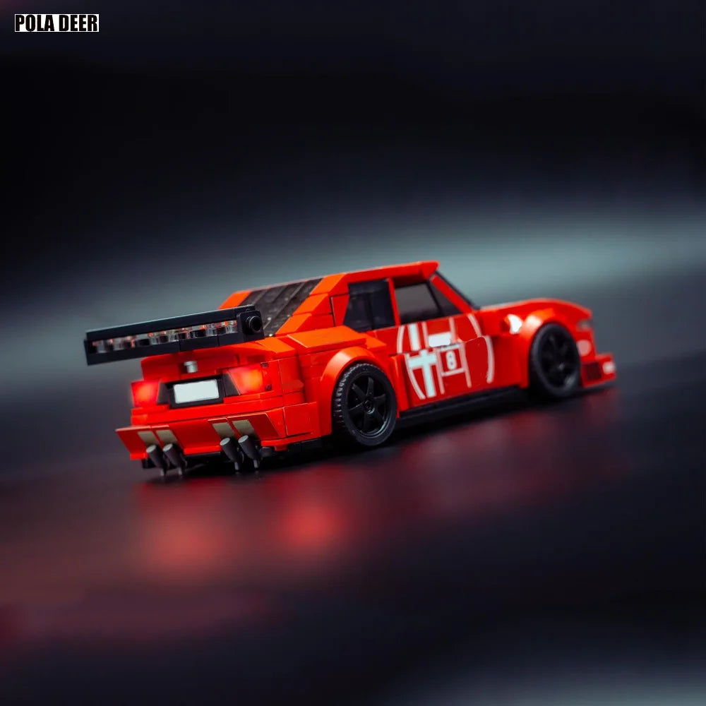 Poladeer 379 Pcs Speed ​​Champion V6TI DTM, Blocs De Construction Créatifs Et Personnalisés, Modèle De Puzzle, Jouet Cadeau